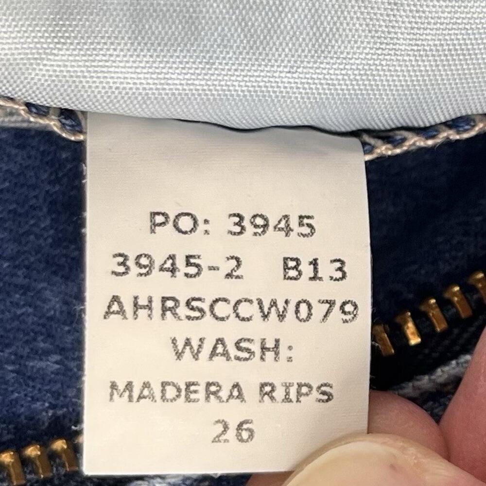 FRAME Denim Womens Ali High Rise Cigarette Jeans Medium Wash Stretch Size 26 - Picture 10 of 13